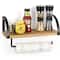 NEX™ 15" Wall Mounted Paper Towel Holder with Wood Shelf